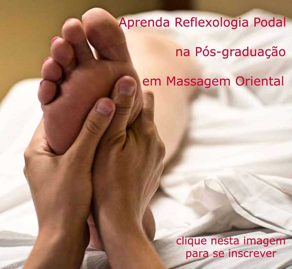 Reflexologia na pós em Massagem Oriental