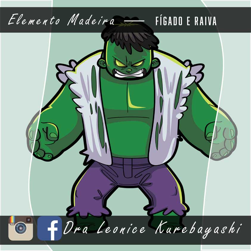 Elemento Madeira e Raiva